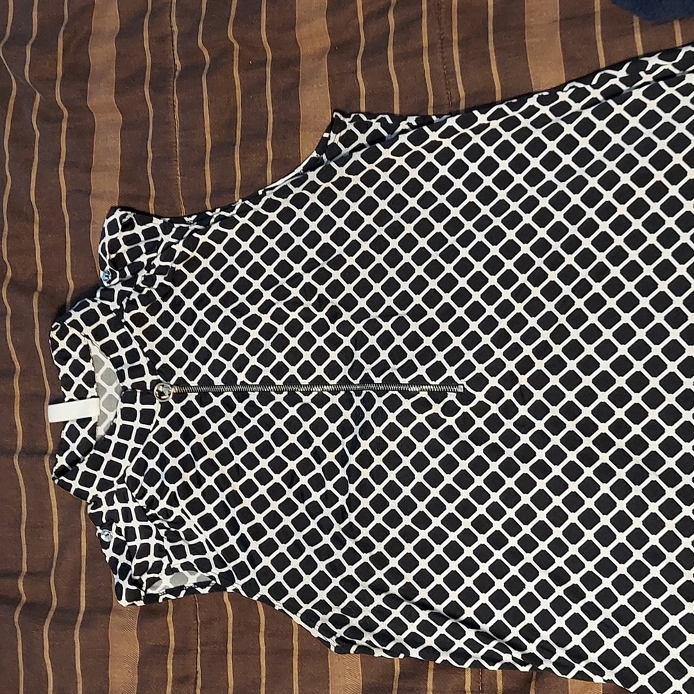 Black  n white blouse